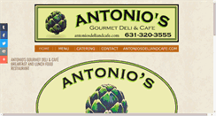 Desktop Screenshot of antoniosdeliandcafe.com